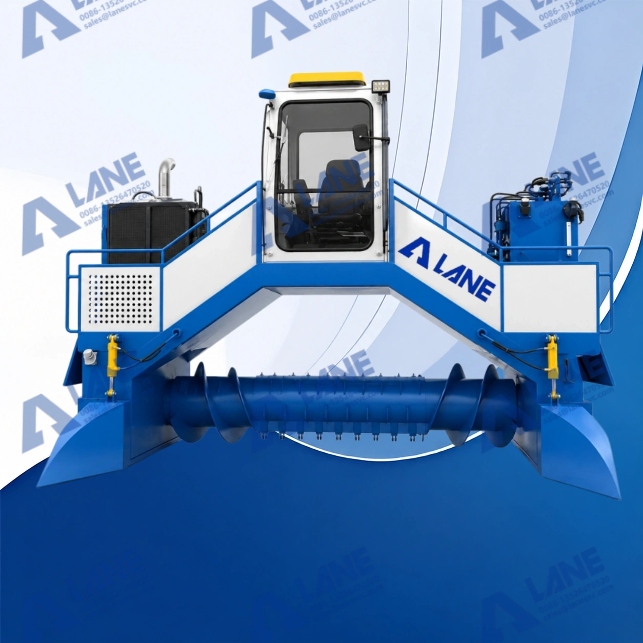 Crawler Type Compost Turner