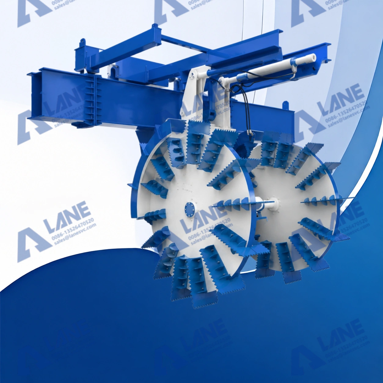 Wheel Type Compost Turner
