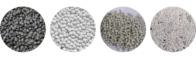 Double roller granulator finished granules