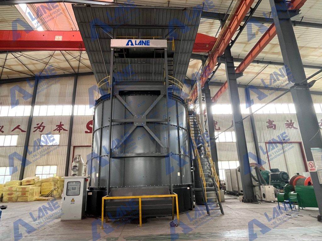 Compost fertilizer production line